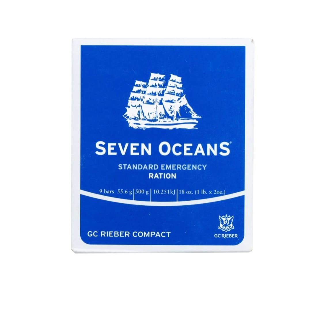 Norweska racja żywnościowa Seven Oceans Standard Emergency Ration 500g – wegańska, 2400 kcal, data 2030